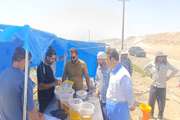 بازدید مدیر کل دامپزشکی استان گلستان از روند ذخیره سازی پست لارو میگو در سایت پرورش میگوی گمیشان 