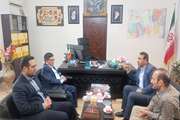 دیدار صمیمی مدیر کل دامپزشکی استان گلستان با فرماندار محترم شهرستان گمیشان