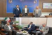 دیدار صمیمی مدیر کل دامپزشکی استان با فرماندار محترم شهرستان مراوه تپه