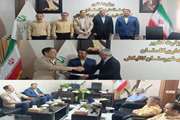 دیدار مدیر کل دامپزشکی استان با فرماندار  شهرستان گالیکش