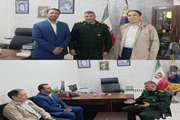 دیدار  مدیر کل دامپزشکی استان با فرمانده سپاه پاسداران انقلاب اسلامی شهرستان گالیکش