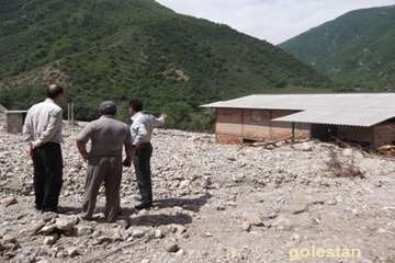 سیل در استان گلستان