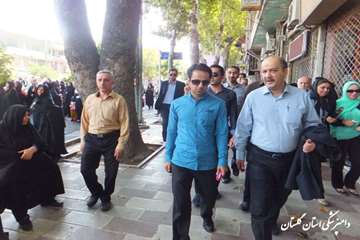 حضور کارکنان دامپزشکی گلستان در راهپیمایی روز قدس95