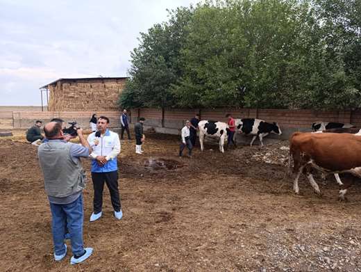  برگزاری اردو جهادی مشترک دامپزشکی با گروه جهادی قرارگاه امام رضا (ع)