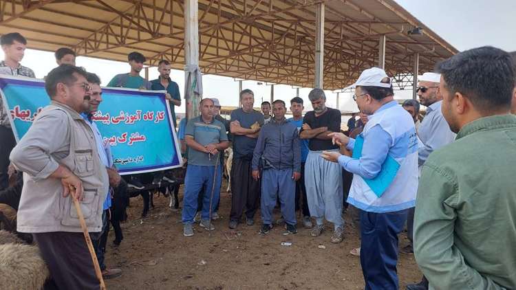 گامی در جهت ارتقای بهداشت عمومی؛ دامداران گنبدکاووس با راه‌های پیشگیری از بیماری‌های زئونوز آشنا شدند.